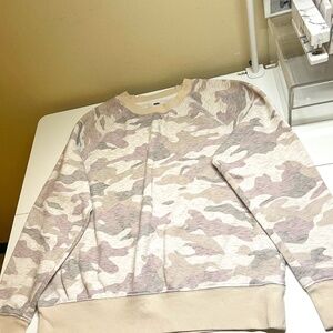 Small Light brown army camo sweater